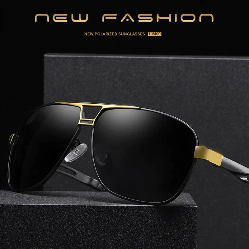 Mens Polarized Pilot Sunglasses Outdoor Driving UV 400 Sun Glasses Sport Eyewear