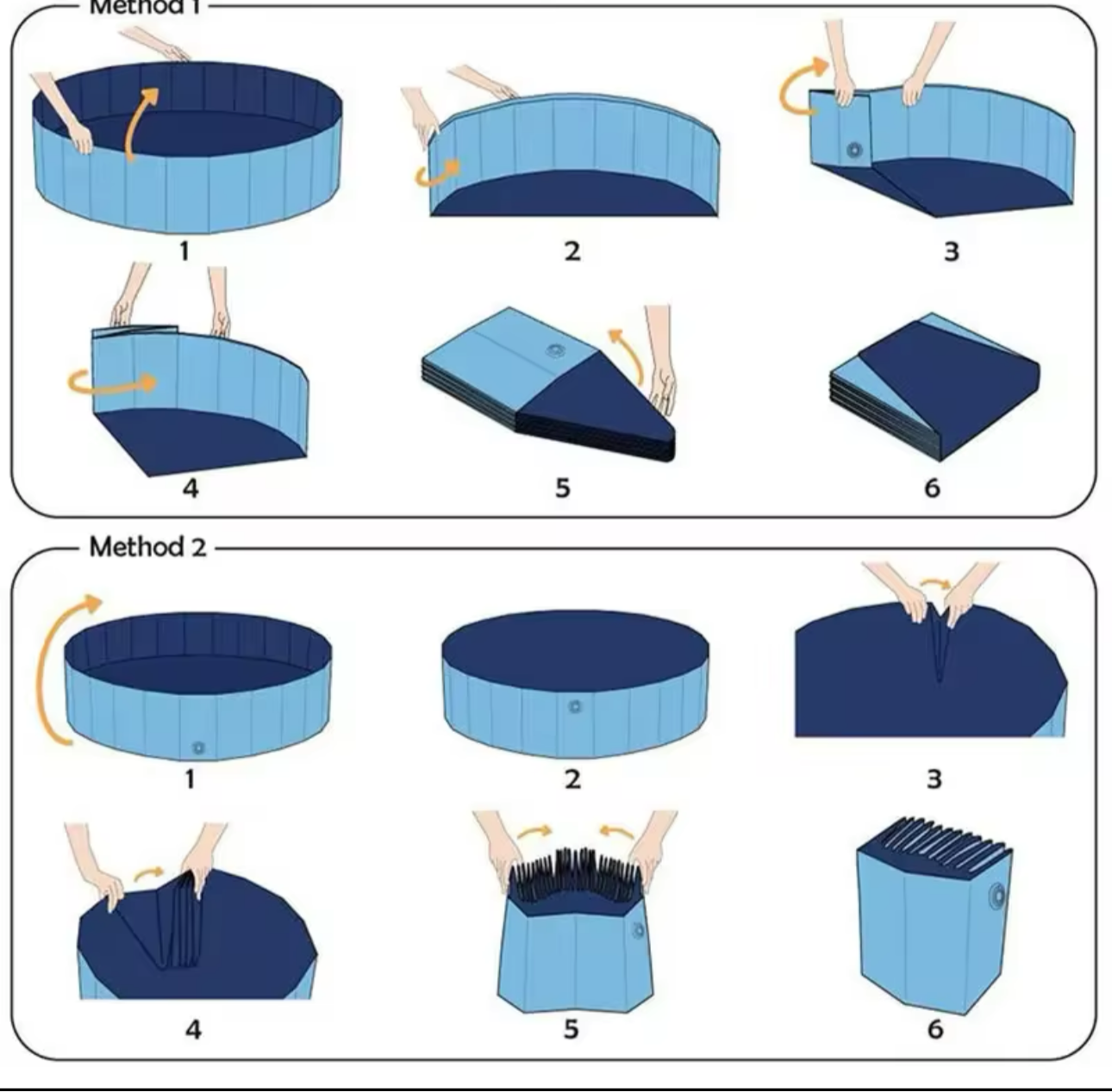 Foldable Dog Pool Pet Bathtub Summer Cooling Bathing Pool