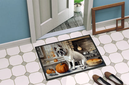 Boxer Fall Kitchen Pumpkins Doormat