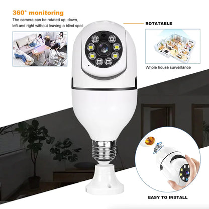 360° Light Bulb Camera