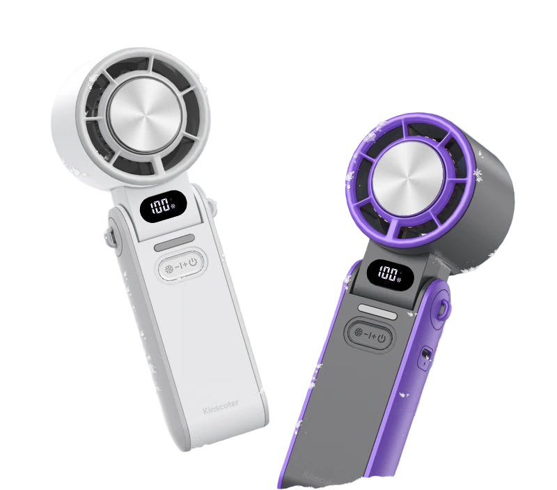 TurboCool Pro – Foldable Mini Handheld Fan, 3600mAh Rechargeable, 100-Speed Adjustable