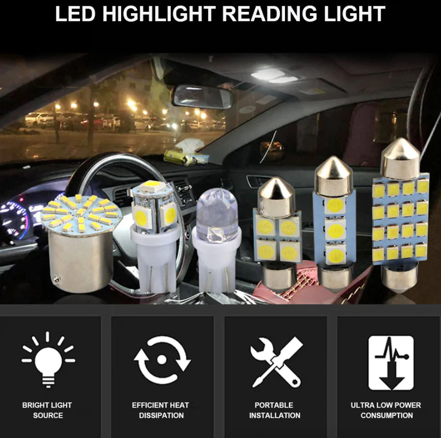 LED Car Lighting Kit (28 Pieces)