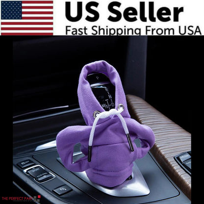 Car Gear Shift Cover Mini Hoodie Gear Shift Cover for Car Shifter Interior Trim