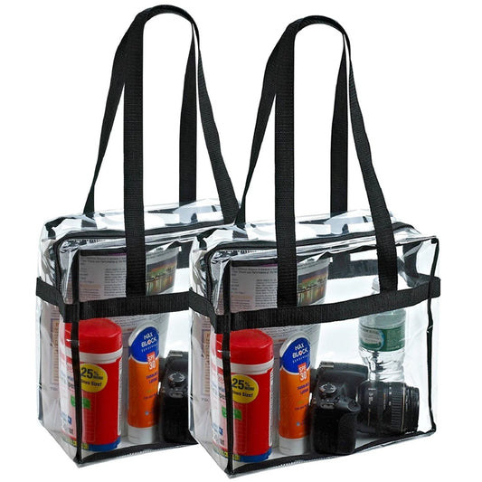 Clear Canvas Stadium Tote