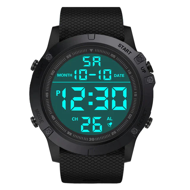 Waterproof Digital Sports Watch Military Tactical LED Backlight Wristwatch Men