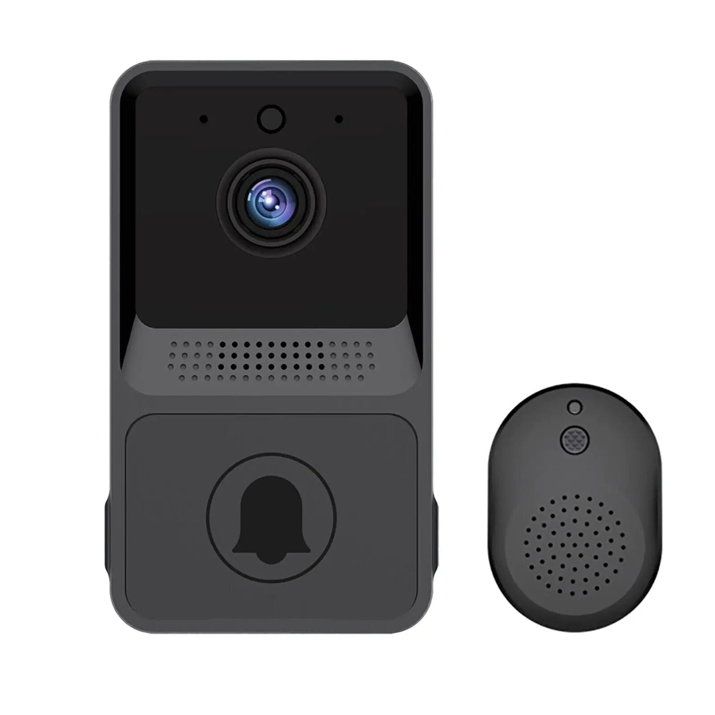 Smart Wireless WiFi Doorbell Intercom Video Camera Door Ring Bell Chime Security