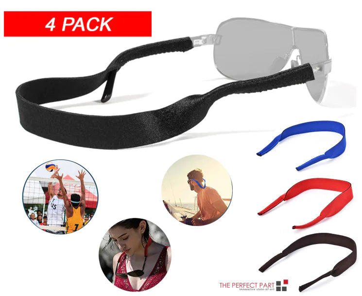 Sports Eyewear Straps 4-Pk