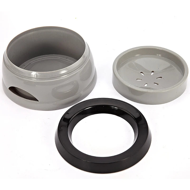 No-Spill Floating Pet Water Bowl – Mess-Free Drinking for Dogs & Cats
