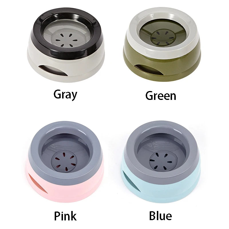 No-Spill Floating Pet Water Bowl – Mess-Free Drinking for Dogs & Cats