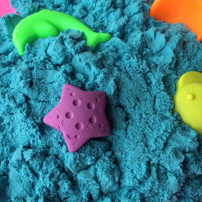 500g/bag  Educational Sand Clay Amazing DIY Indoor Magic Playing Toys Mars Space Sand 7 Colours Availible