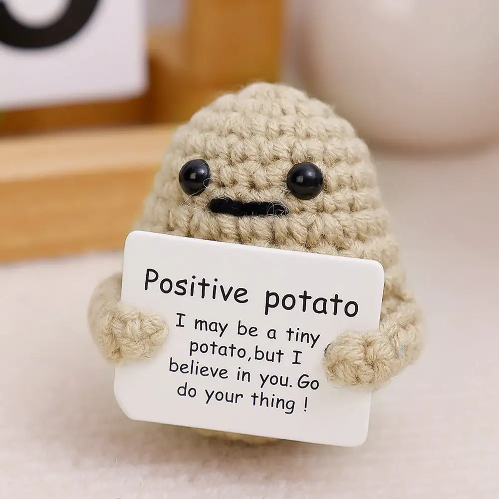 Handmade Plush Knitting Potato Doll