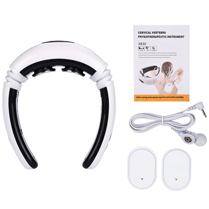 Electric Cervical Pulse Neck Massager Muscle Relax Massage Magnetic Therapy