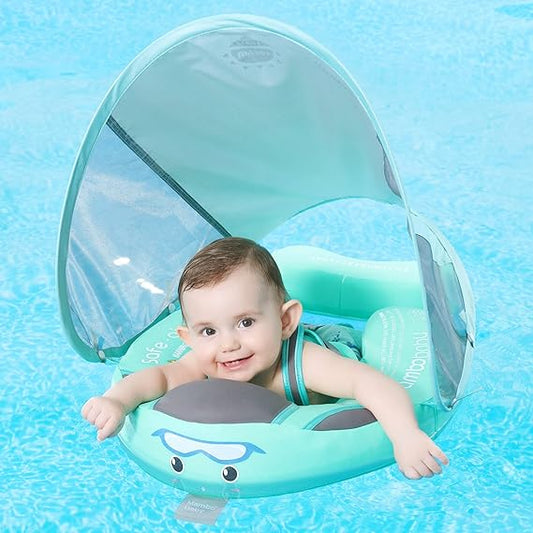 Mambobaby Summer float Non-Inflatable Baby Float with Canopy Waist Chest Floater Spa Buoy Trainer Supplier