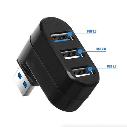 High Speed 3 Port USB 3.0 Multi HUB Splitter Expansion Desktop PC Laptop Adapter