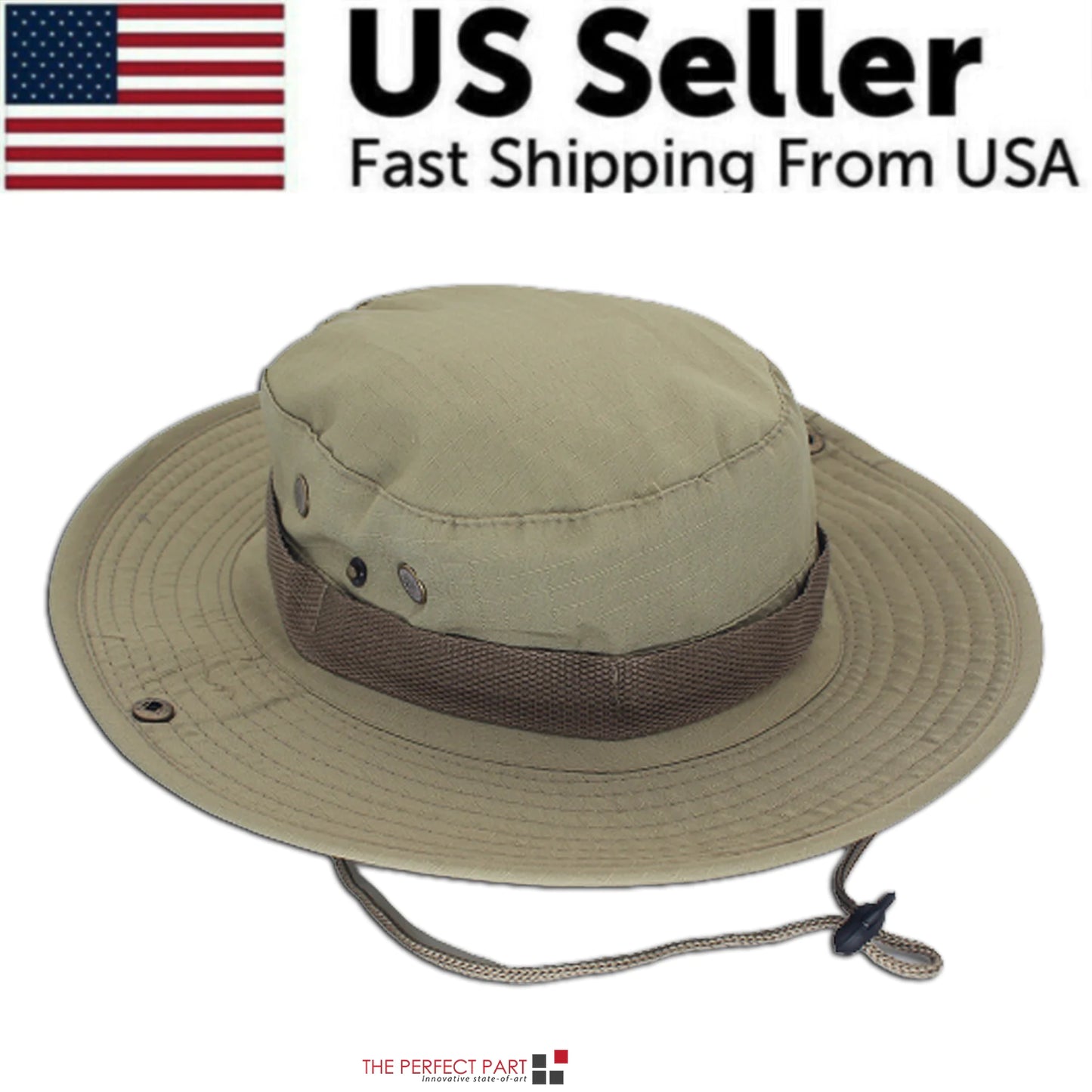 Wide Brim Sun Hat UV Protection Bucket Cap For Hiking Camping Fishing Safari Men