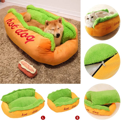 HotDog Pet Bed for Dogs and Cats