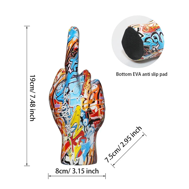 RebelFunk™ Graffiti Gesture Statue