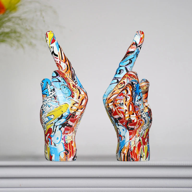 RebelFunk™ Graffiti Gesture Statue