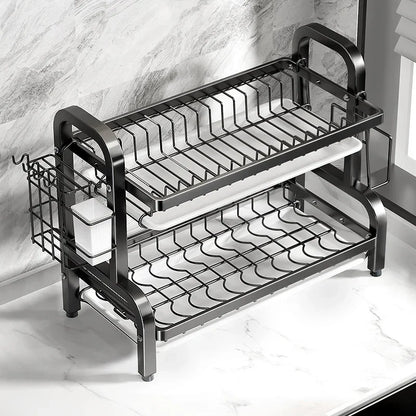 2-Tier Compact Dish Rack