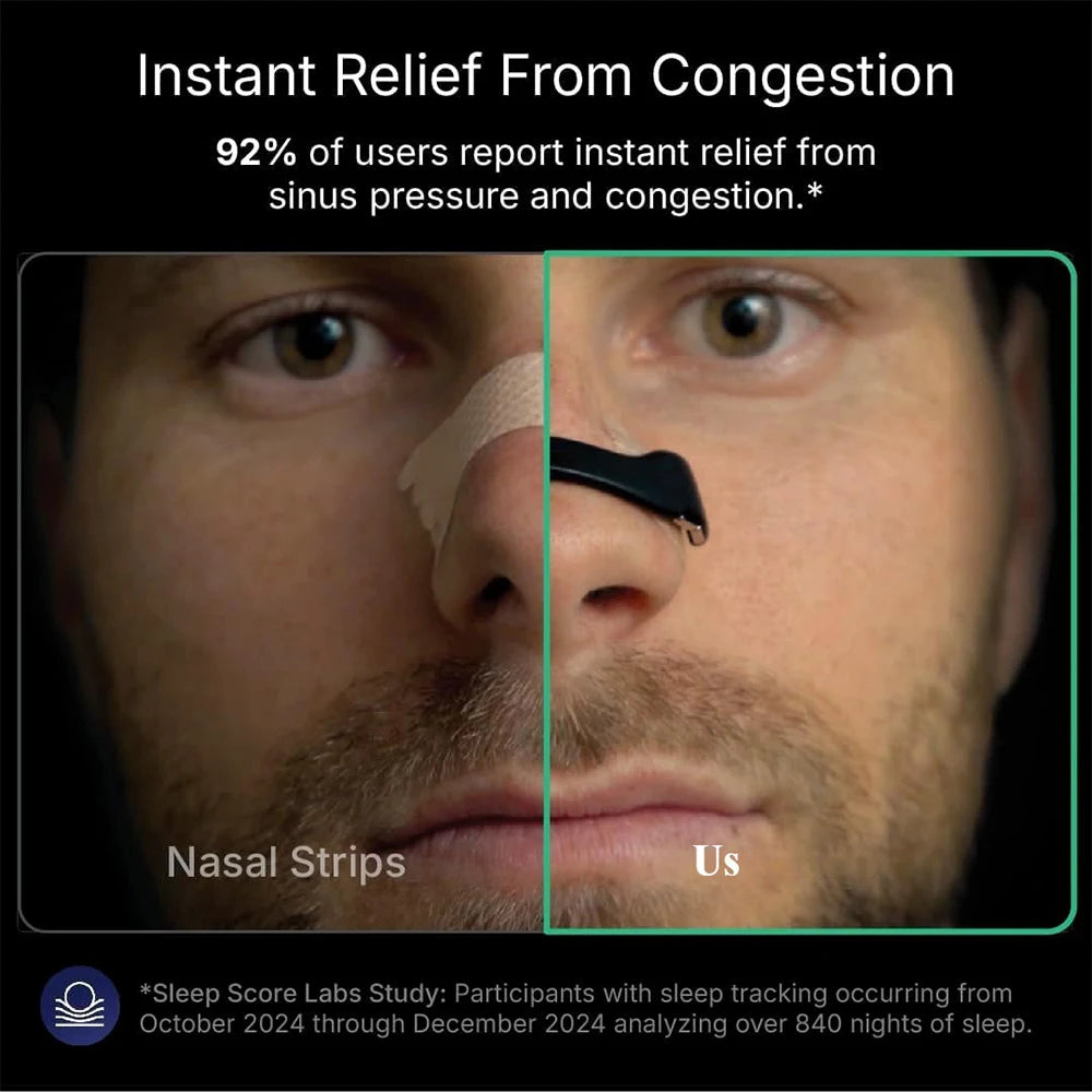 Magnetic Nasal Breathing Strips for Better Sleep & Oxygen Flow