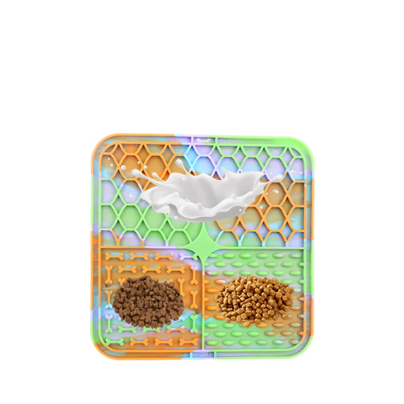 Calming Dog Lick Pad – Durable Silicone Slow Food Mat & Bath Distraction