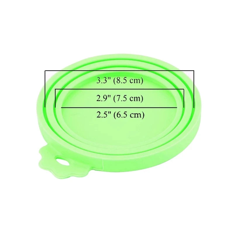 Eco-Friendly Silicone Pet Can Lid – Reusable BPA-Free Cover for Dog & Cat Food Cans
