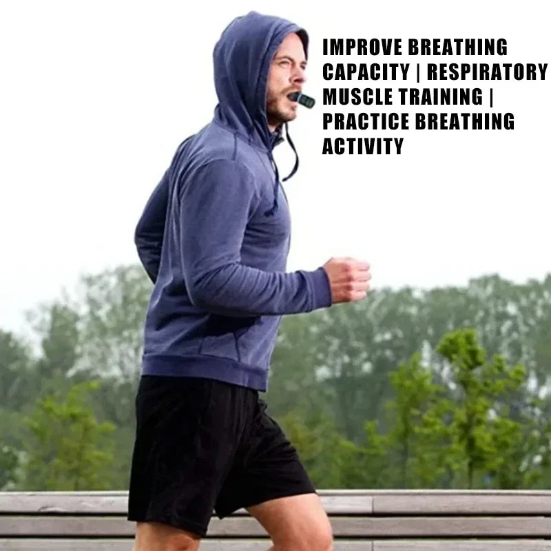 BreatheFit™ Portable Lung Exerciser – Silicone Breathing Trainer