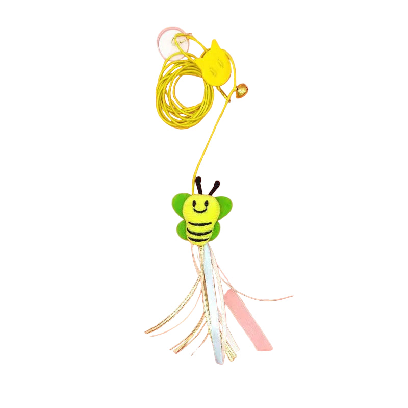 BounceTail™ Cat Swing Toy – Elastic Action, Endless Fun