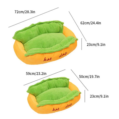 HotDog Pet Bed for Dogs and Cats