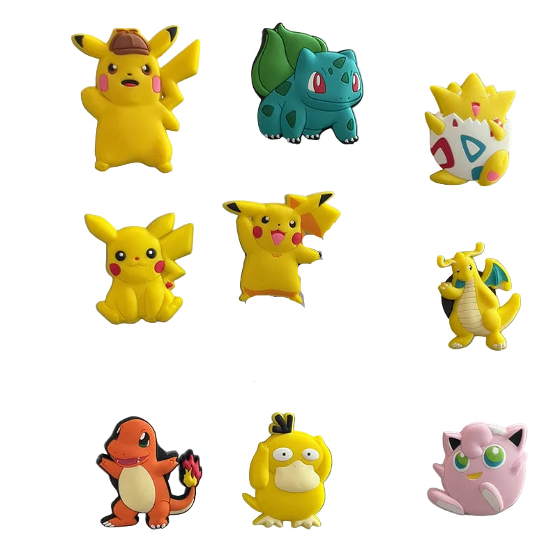 Pokémon Kawaii Fridge Magnet Set – Pikachu, Snorlax & Eevee Decor