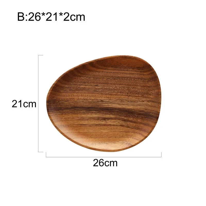 NaturaCraft™ Oval Wood Serving Tray