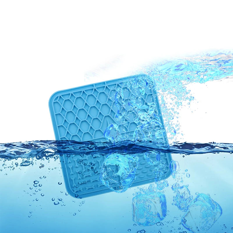 Calming Dog Lick Pad – Durable Silicone Slow Food Mat & Bath Distraction