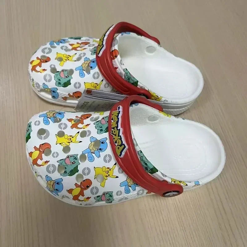 Pokémon Anime Sandals – Pikachu, Squirtle, Charmander Summer Slippers