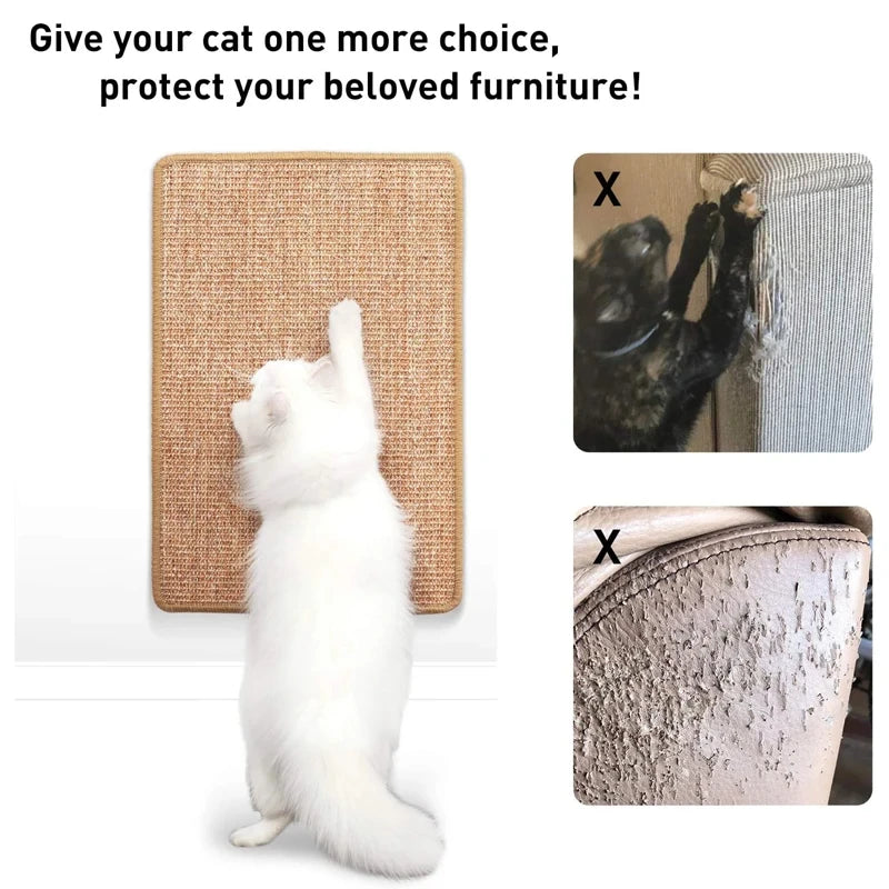 Natural Cat Scratcher Mat & Furniture Protector