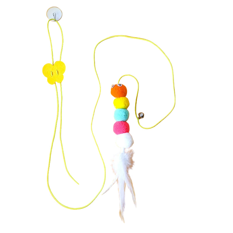 BounceTail™ Cat Swing Toy – Elastic Action, Endless Fun