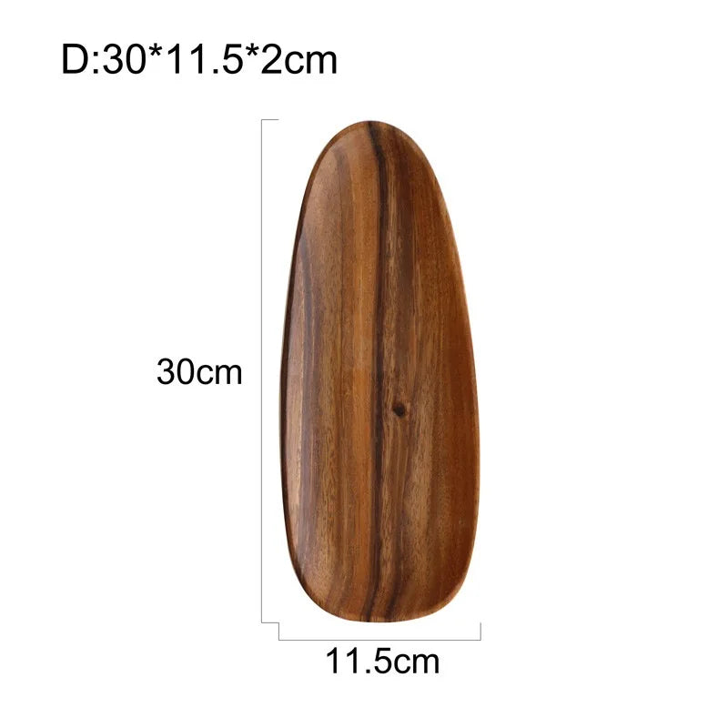 NaturaCraft™ Oval Wood Serving Tray