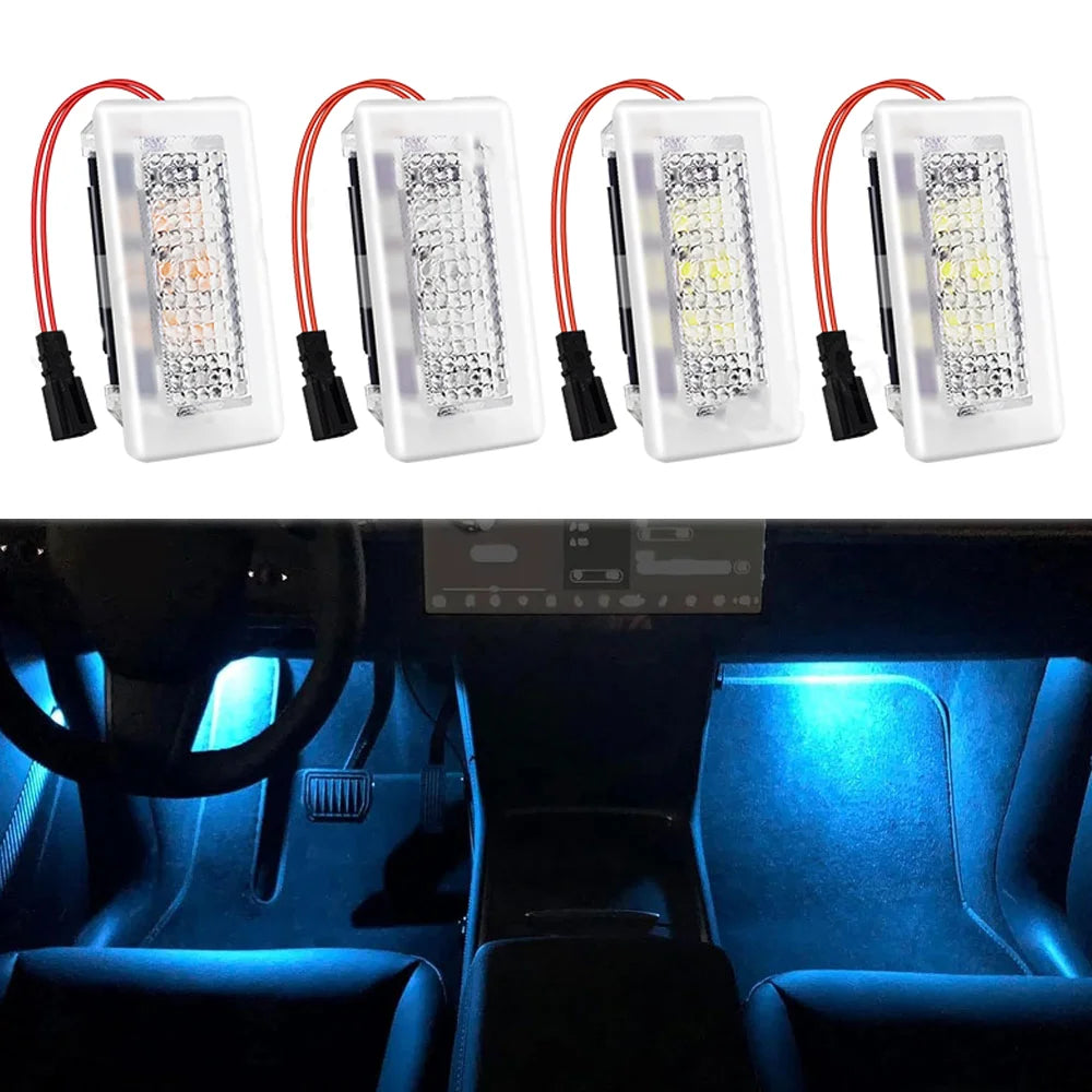 Tesla LED Door Logo Projector Lights – 3D HD Ghost Shadow Welcome Lights for Model Y/3/S/X
