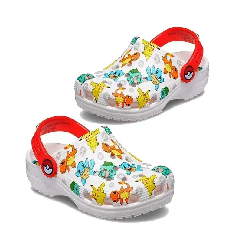 Pokémon Anime Sandals – Pikachu, Squirtle, Charmander Summer Slippers