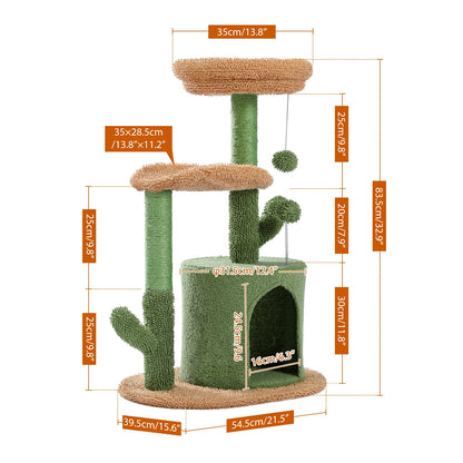 Cactus Climber: Cat Gym Tower