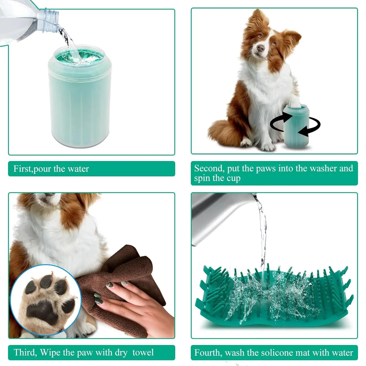 PawClean Cup – Portable Pet Foot Washer