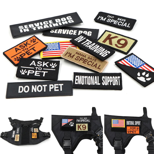 Tactical Dog Patch Bundle (12 pieces)