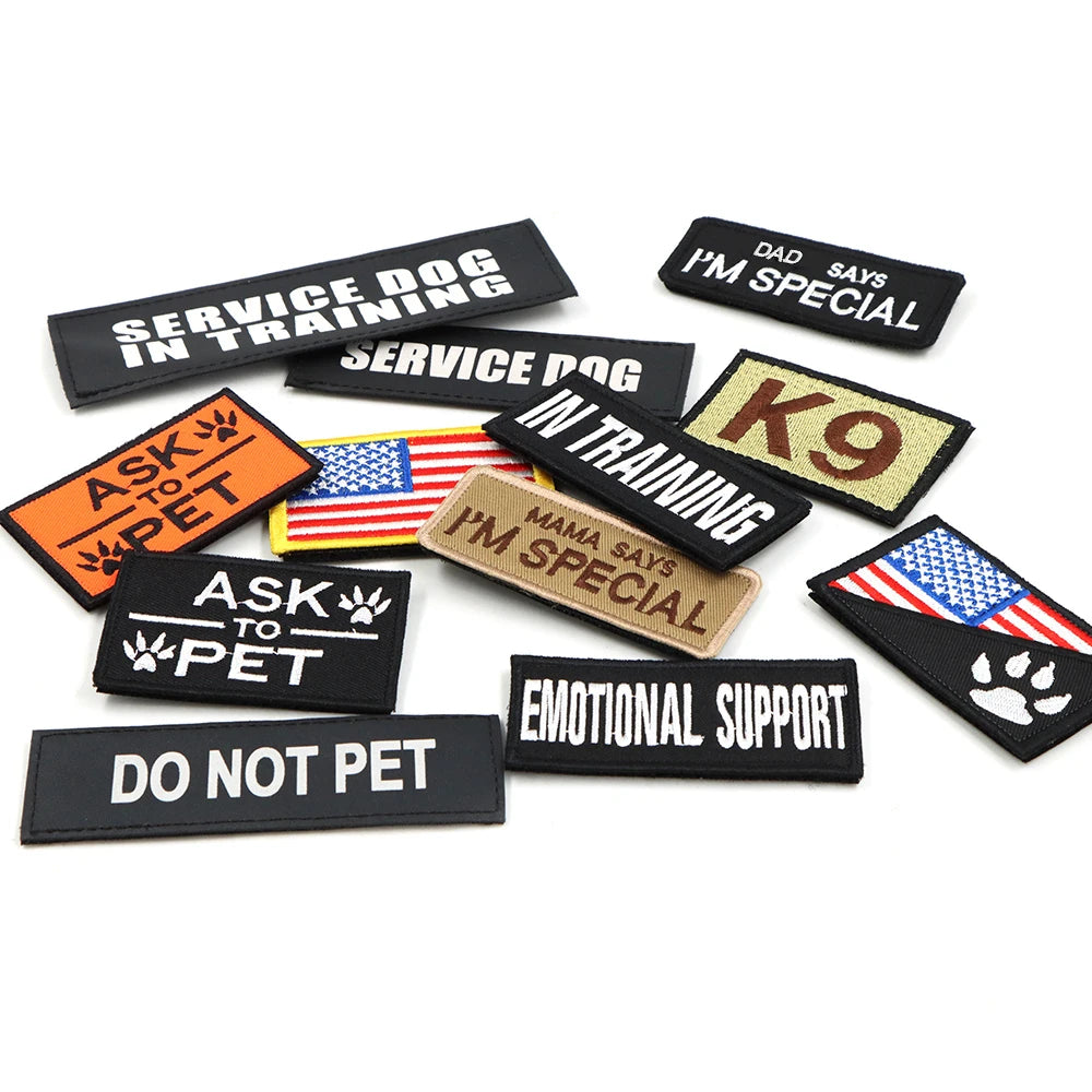Tactical Dog Patch Bundle (12 pieces)