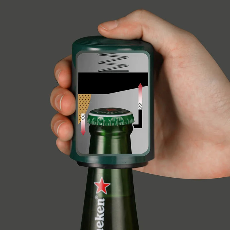 MagnePop™ – Automatic Magnetic Beer Bottle Opener