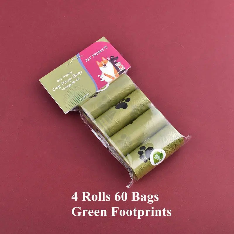 1/42 Roll Pet Biodegradable Trash Bag Dog Poop Bags Bulk  Scented Poop Bag Degradable Cat Waste Bags Dog Poop Dispenser