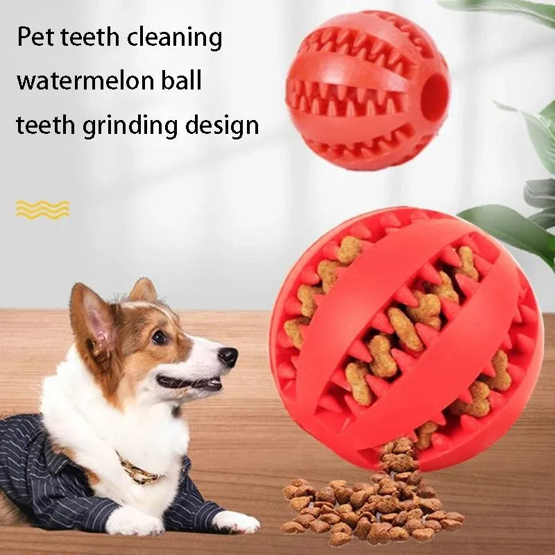 EcoBite Ball – Juguete Interactivo de Goma Natural para Perros