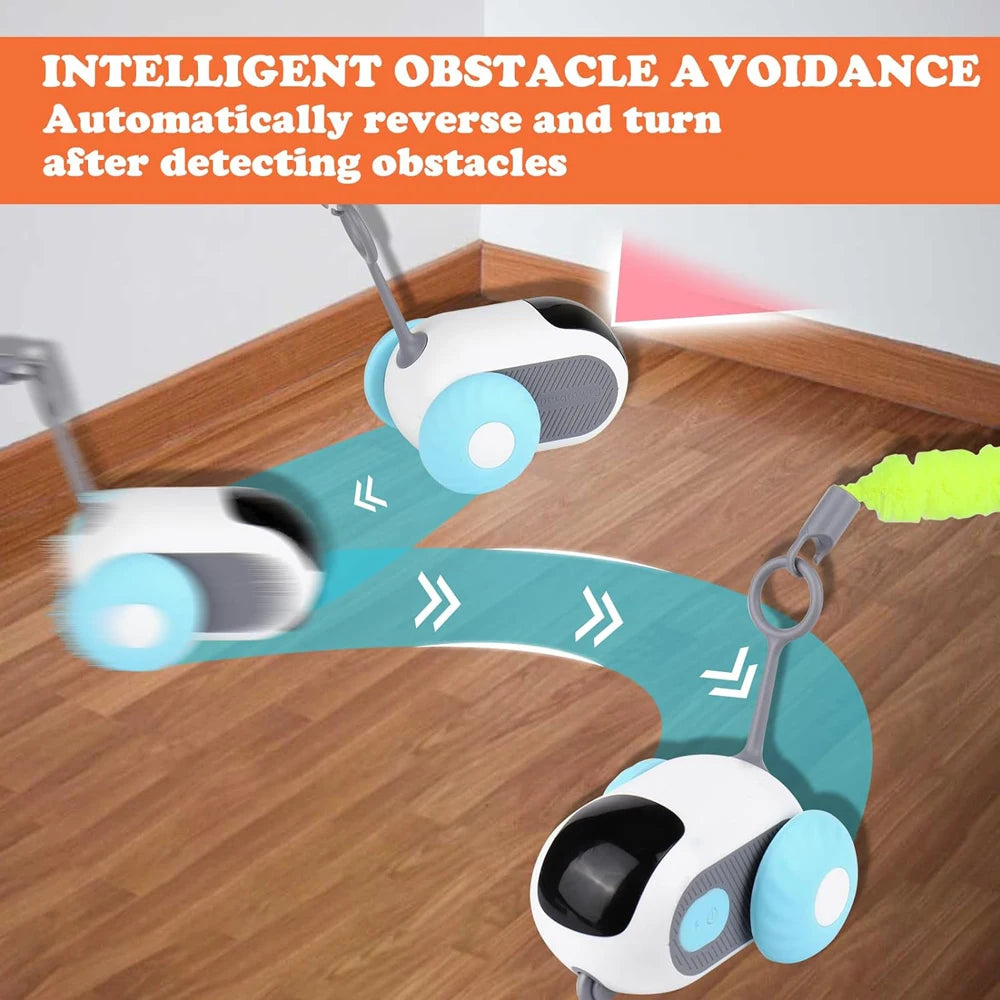 Interactive Pet Toy Car – Automatic & Remote-Controlled Play for Cats and Kittens