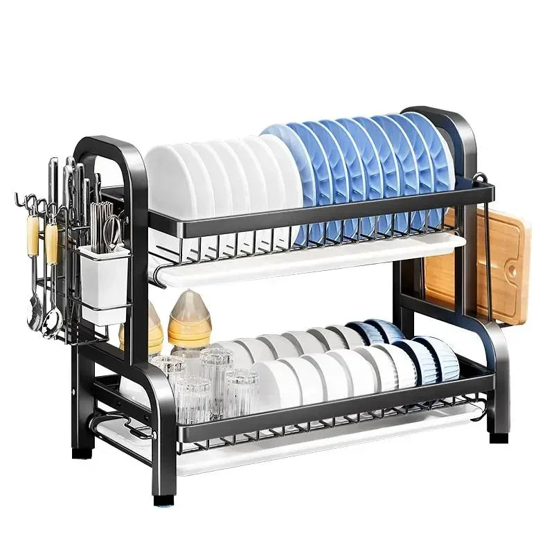 2-Tier Compact Dish Rack