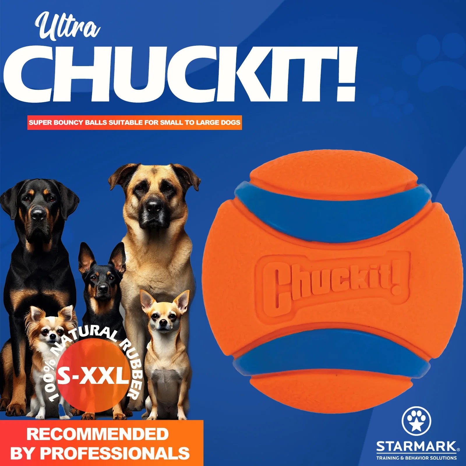 Chuckit! Ultra Dog Ball – High Bounce & Durable Play Toy