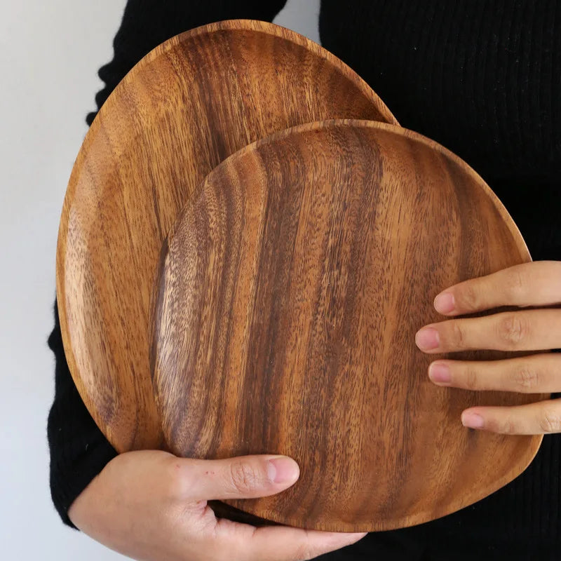 NaturaCraft™ Oval Wood Serving Tray