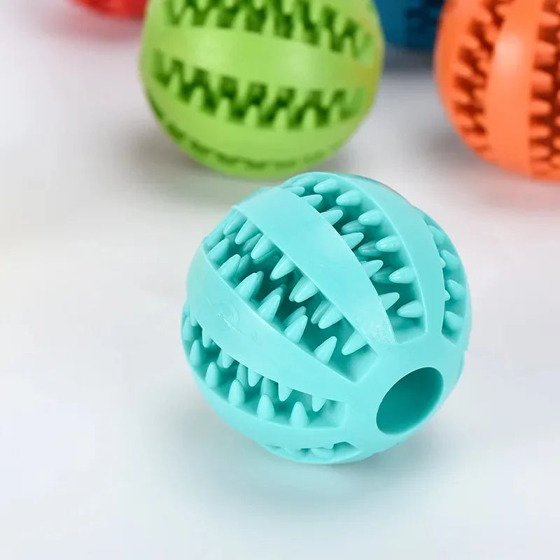 EcoBite Ball – Juguete Interactivo de Goma Natural para Perros